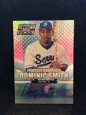 2013 Draft Class Silver Prizm Panini Draft Picks DOMINIC SMITH Autograph Auto