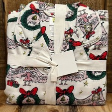 POTTERY BARN KIDS DR SEUSS CINDY LOU FLANNEL PAJAMA SET KIDS SIZE 10  CHRISTMAS
