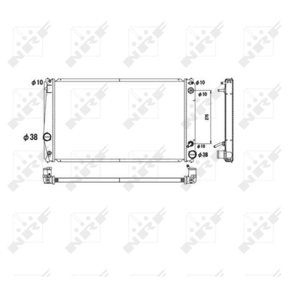 KüHler WasserküHler MotorküHler Passend FüR Toyota RAV 4 III A3 2.4 4WD-image