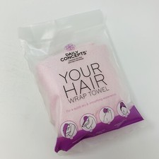 Daily Concepts Your Hair Wrap Towel Pink Anti-Frizz Quick Dry New Sealed