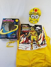 Vintage SPACE ROBOT cape Collegeville Costume Mask 1979 Rare Sci-Fi in box