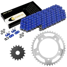Blue O-Ring Drive Chain & Sprockets Kit for Suzuki GSX-R750 GSXR750 2000-2005