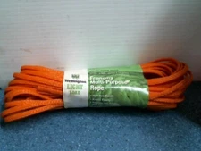 Wellington 30486, Economy Multi-Purpose Rope, 3/16" x 50', Light Load, FREE SHIP