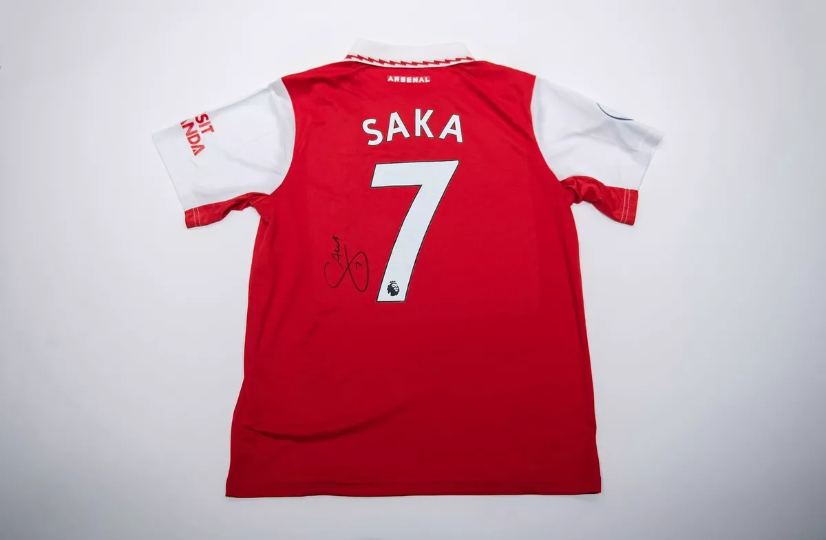 saka arsenal shirt