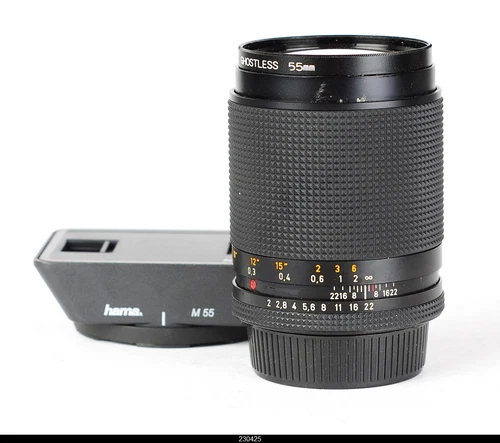 Contax Carl Zeiss Distagon 28mm f/2 AEG Lens C/Y w/Shade Hood Cap