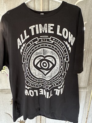 All Time Low T-Shirt Men s XL Short Sleeve Alternative Band Music Graphic