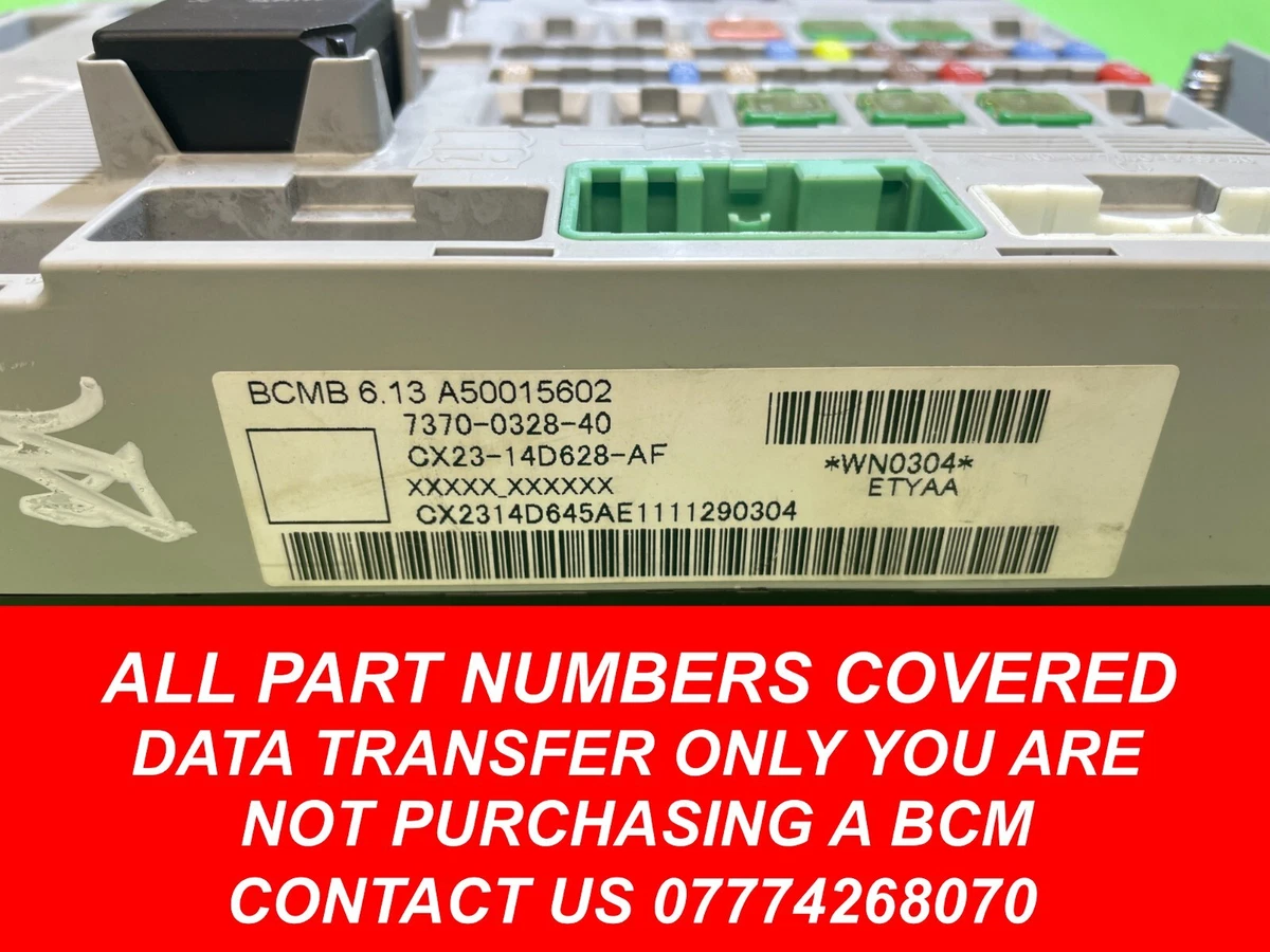 CLONING SERVICE Jaguar XF BCM 6.13 A50015602 CX23-14D628-AF Plug 