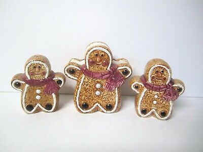 Gingerbread; Salt /& Pepper Shakers; Approx 3h x 2w; FREE SHIPPING !!!