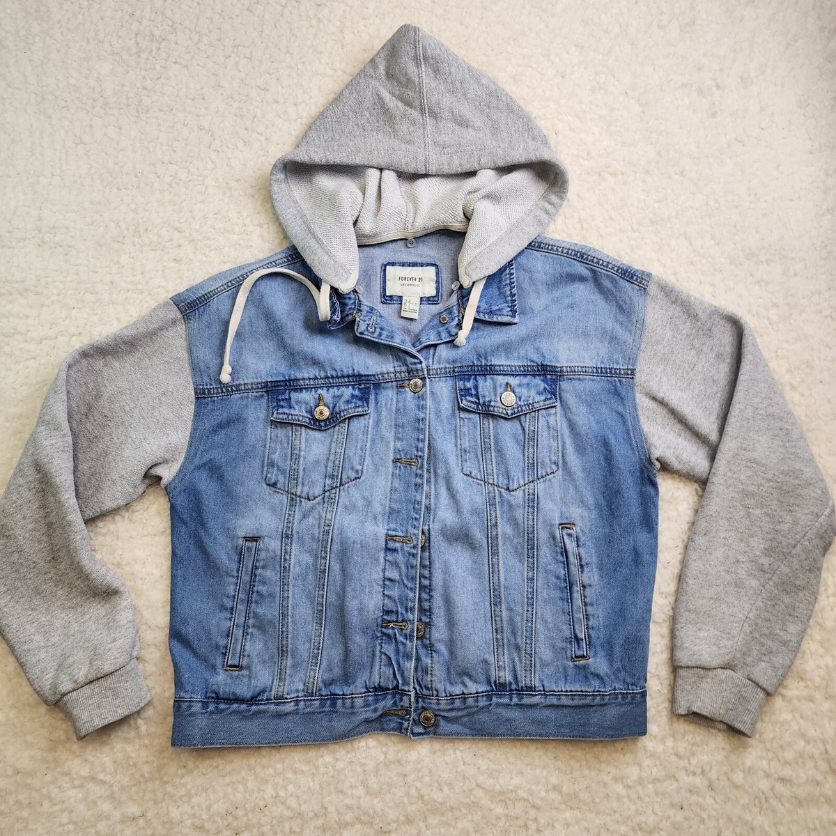 Forever 21 Plus Size Ripped Jean Jacket Forever 21 Jackets Coats