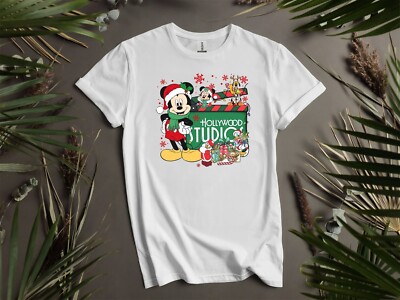 Disney Hollywood Studios Santa Mickey und Hoodie Tshirt Herren Damen Unisex AD407
