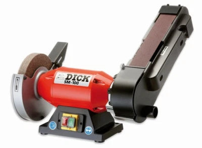 FRIED. DICK F. Dick Bandschleifmaschine SM 100 Schleifgerät Bandschleifer inkl. Polierpaste