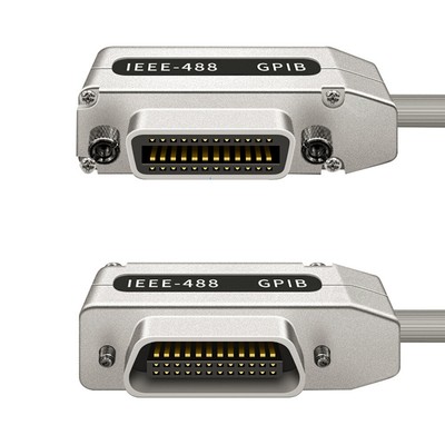 IEEE-488 GPIB Cable Metal Connector Adapter Plug and Play 3M/1.5M/1M/0.5M f