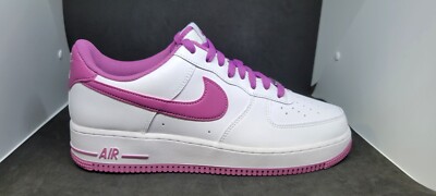 Nike Air Force 1 '07 Shoes White Light Bordeaux Men's  DH7561-101