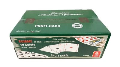 ASS Altenburger Karten Romme 60 x 55 Blatt Spielkarten Karton in Profi-Qualität