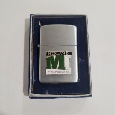 Midland Steel Products Halco Lighter Logo Chrome with Box
