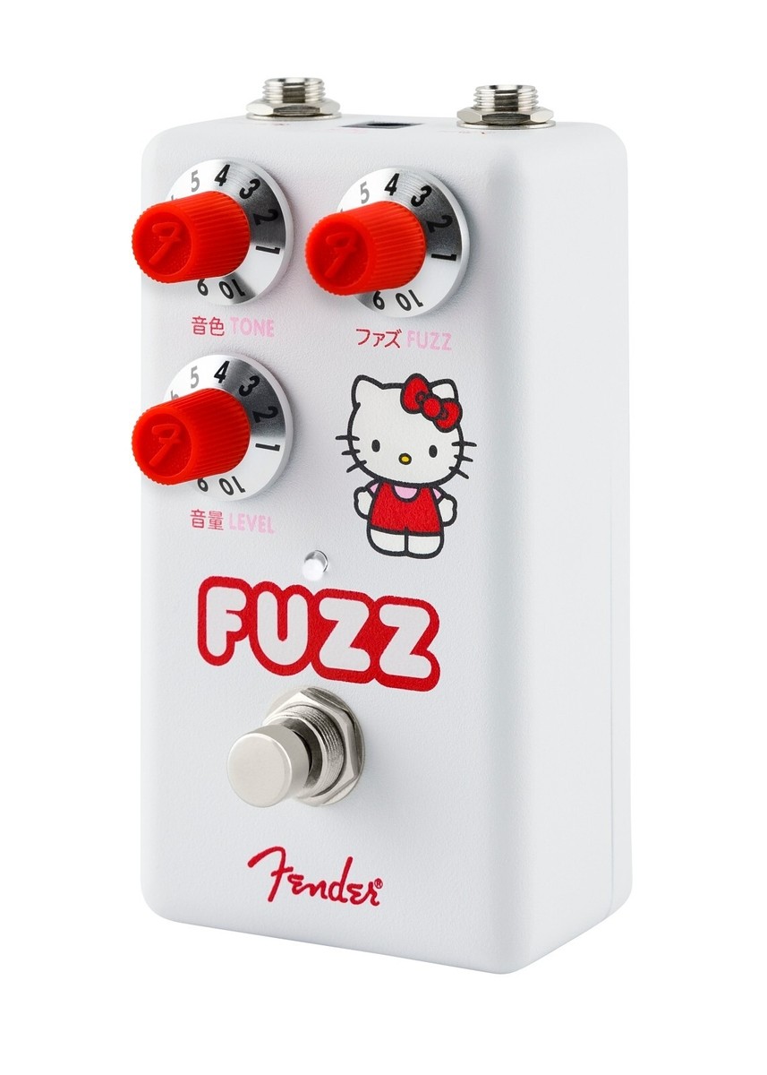 Fender Hello Kitty White Fuzz Pedal Fuzz Distortion Effects Pedal