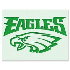 Philadelphia Eagles Stencil – Football Team, Sports Fan Art, Craft, Wall Decor