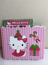 Hello Kitty Mini Scrapbook Kit Pink Red Holiday Stickers Borders NEW 2013