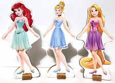 Melissa  Doug - 3 Disney Princesses - Wooden Magnetic Dress Up - Dolls Only