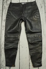 Moschino H MOSCHINO H M HM Lederhose black Hose Leder Leather Pants 38 US 6 US6