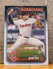 BASEBALL CARD TOPPS UPDATE SERIES 2024 CLEVELAND GUARDIANS CADE SMITH ROOKIE
