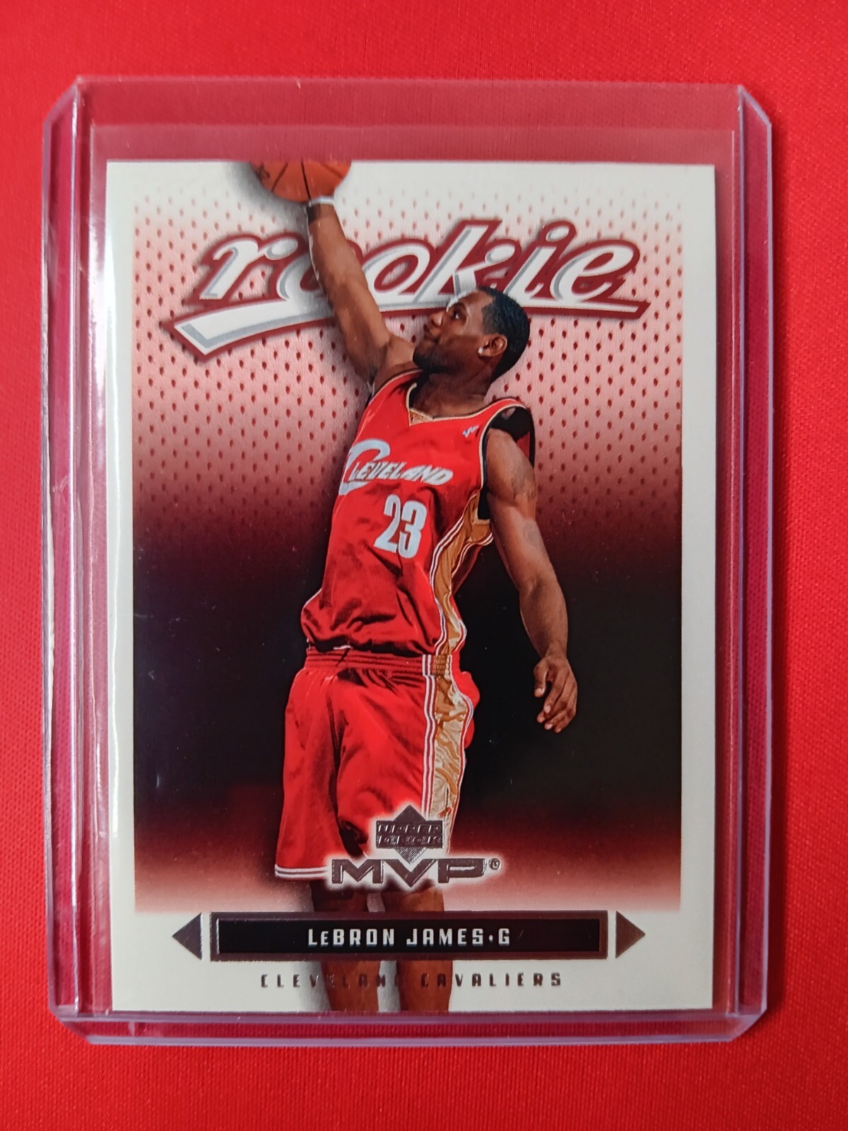2003-04 Upper Deck MVP #201 LeBron James RC Rookie