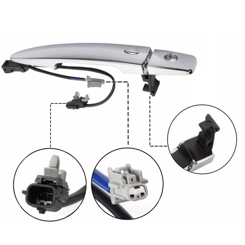 Door Handle For 13-19 Nissan Sentra 09-14 Murano Maxima Front Left Smart Entry - Foto 19 di 21