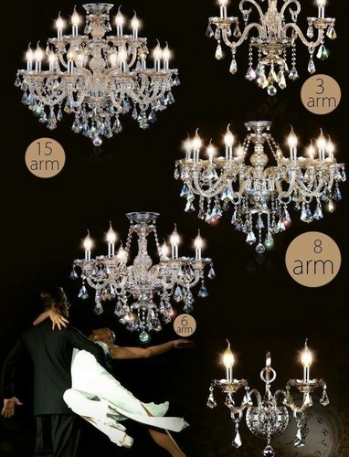 Crystal Pendant Chandelier Living Room Home Light Indoor Elegant Lamp Fixture - Picture 12 of 12