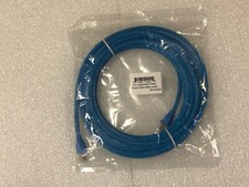 25' Augmented 6CAT6A Ethernet Patch Cable Blue Solid Booted