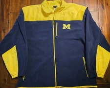 Vintage University of Michigan Wolverines Fleece Jacket 2XL Campus Den