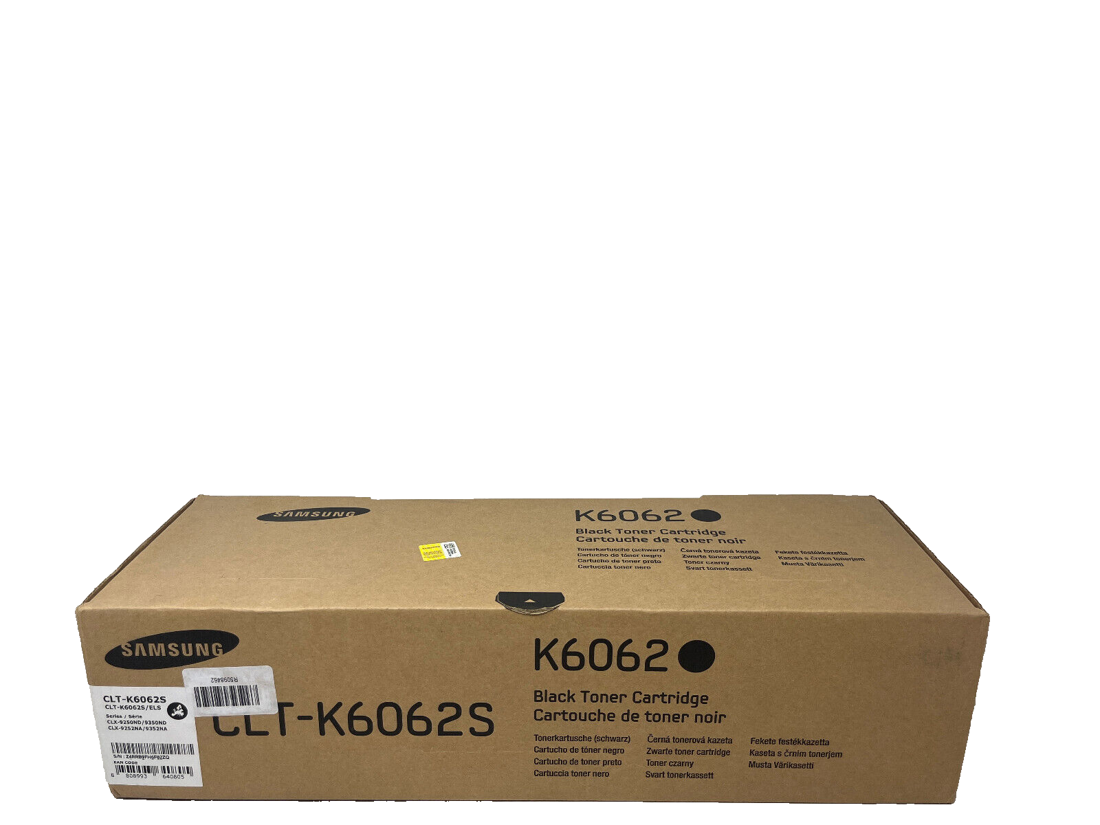 SAMSUNG CLT-K6062S TONER ORIGINALE NERO PER CLX-9250/CLX-9350ND [A BOX]