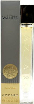 AZZARO WANTED EAU DE TOILETTE SPRAY FOR MEN 0.5 Oz / 15 ml BRAND NEW ITEM!!!