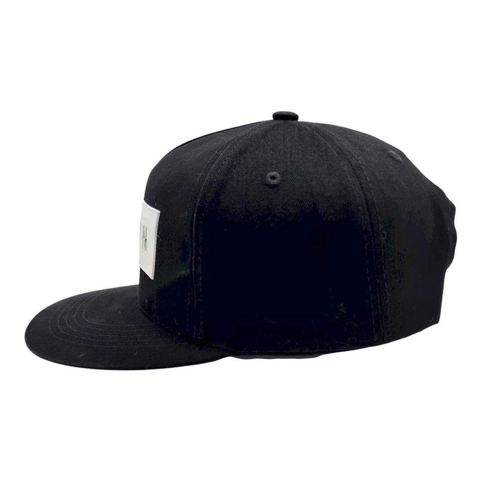 Gorra Robin Ruth London Snapback negra algodón ajustable bordada Foto 3 de 4