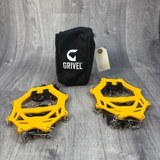 Ramponi Grivel Explorer taglia media micro gialli punte da trekking con custodia borsa