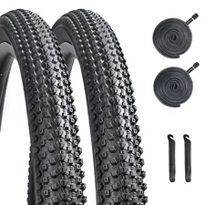 24/26" Mountain Bike Tires, HUIOK Folding Replacement 24x1.95/26x1.95 for Har...
