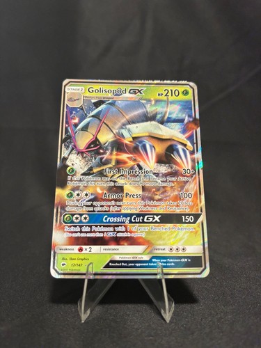 Golisopod GX Ultra Rare SM - Burning Shadows 17/147 LP