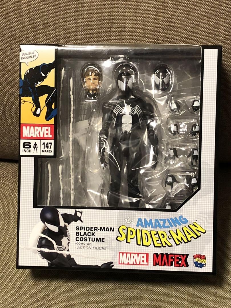MAFEX Spider-Man Black Costume Comic Ver. 147 Figure Medicom