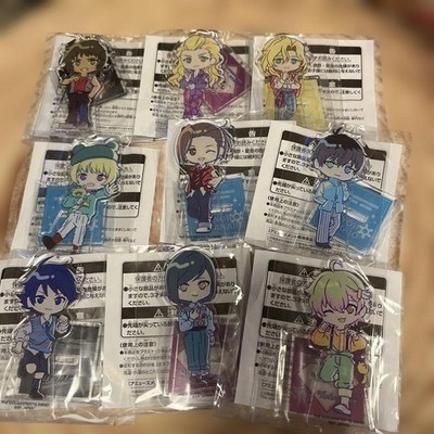 The Idolmaster SideM Nostalgic Pop Acrylic Plate with Stand, 8cm, , 9pcs