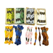 Vintage French Embroidery Floss DMC Mouline Special Mixed Lot 75 Skeins France
