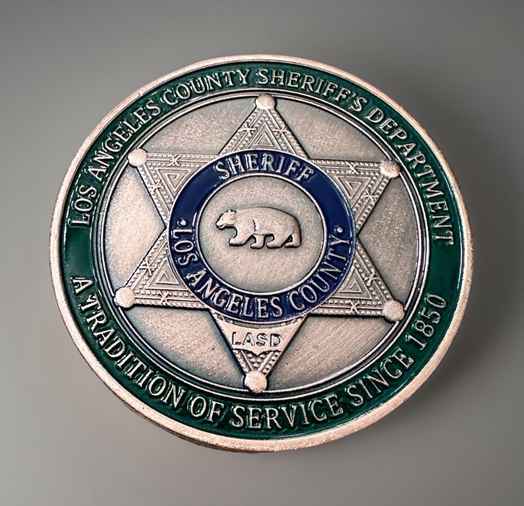 Los Angeles LA county sheriff LASD Police challenge coin ·IN STOCK· ·GREAT GIFT·