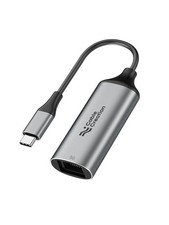 CableCreation 5Gbps USB C to Ethernet Adapter, Type C RJ45 Silver
