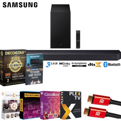 Samsung 3.1.2ch Soundbar and Subwoofer 2025 + 26 Months Protection Bundle