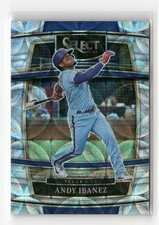 2022 Panini Select #94 Andy Ibanez Texas Rangers Scope Prizm