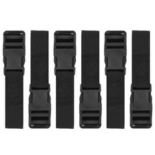 6 Pack Luggage Nylon Straps with Quick Release Buckle Utility Straps for Trav...
