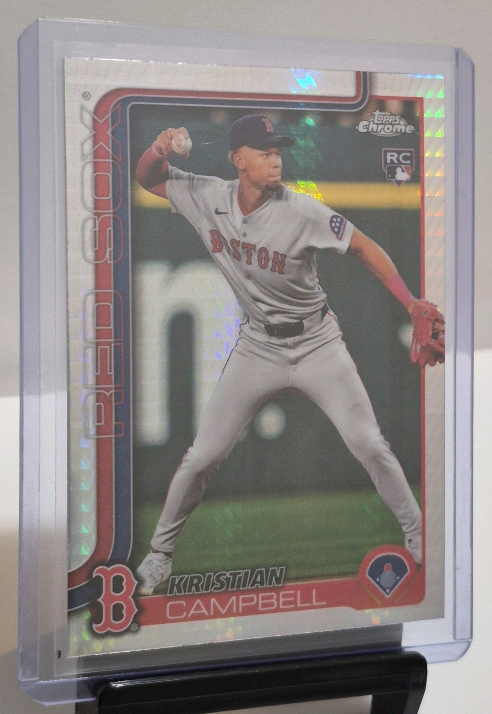 2025 Topps Chrome - Kristian Campbell #171 Prism Refractor (RC)