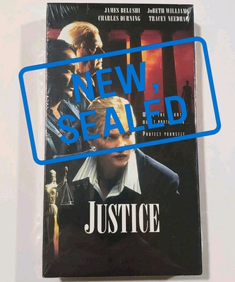 #ad Justice VHS 1999 James Belushi Sealed Movie Thriller aka Backlash Under Pressure C $29.87