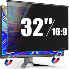 Magnetic 32 Inch Privacy Screen for Frameless Computer Monitor 16:9 Aspect Ratio