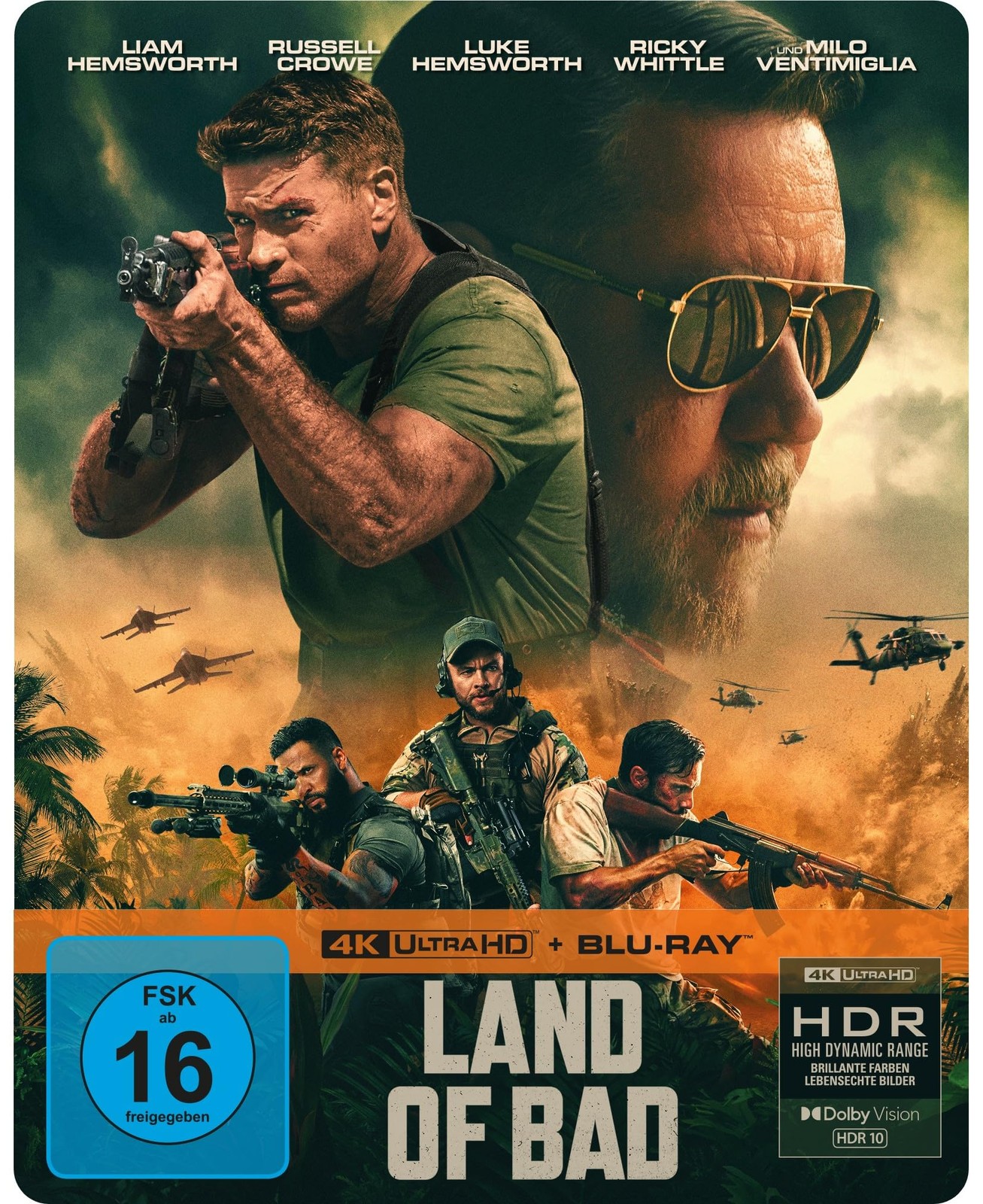 Land of Bad - 2-Disc Limited SteelBook (4K Ultra HD + Blu-ray) (4K UHD Blu-ray)