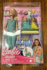 New Barbie You Can Be Anything Doll Baby Doctor Playset w/ Blonde Barbie Doll