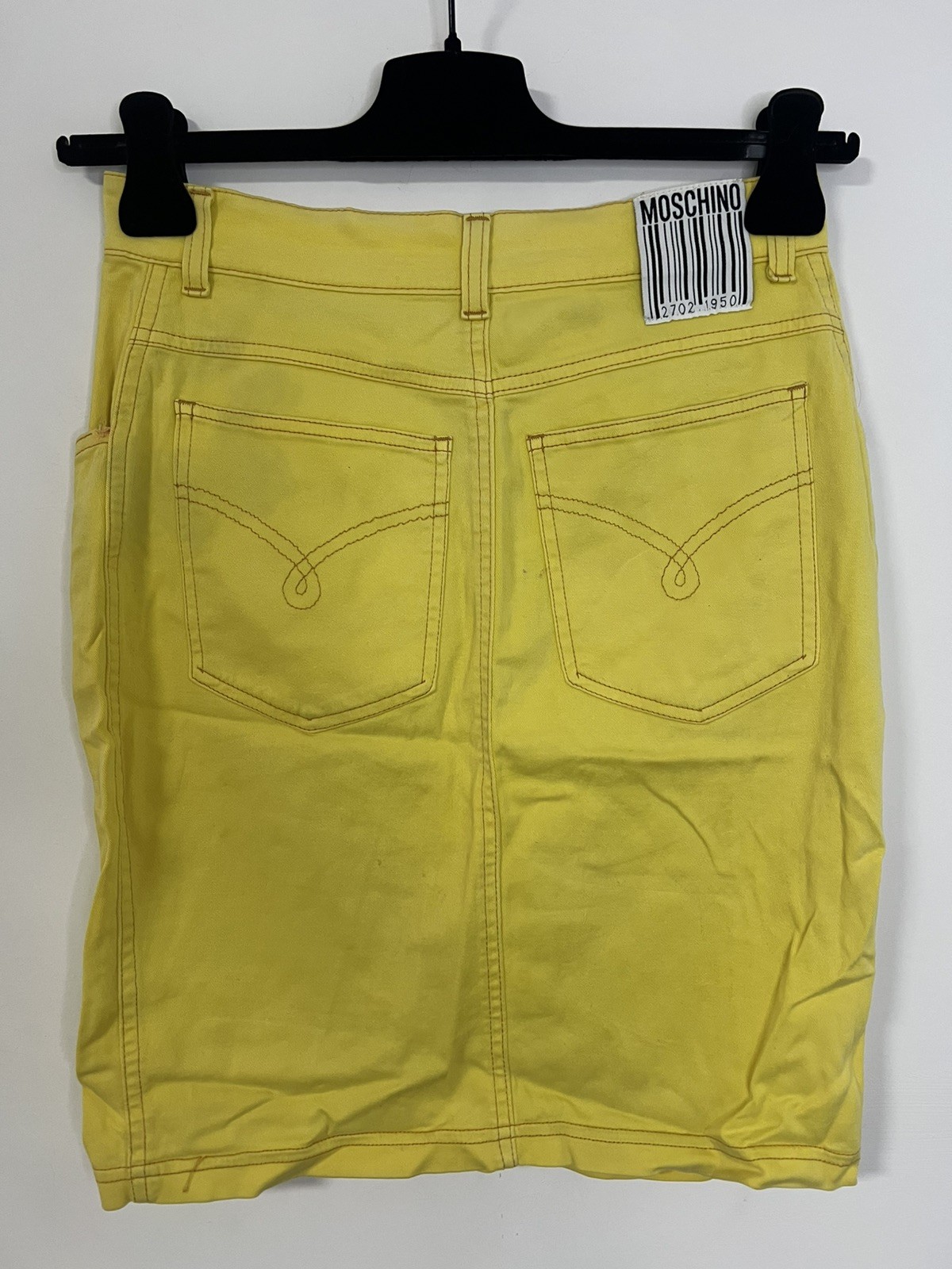 Moschino Midi Skirt Yellow M